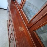 English display cabinet in mahogany