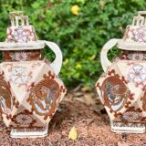 Chinese enamelled vase XIX