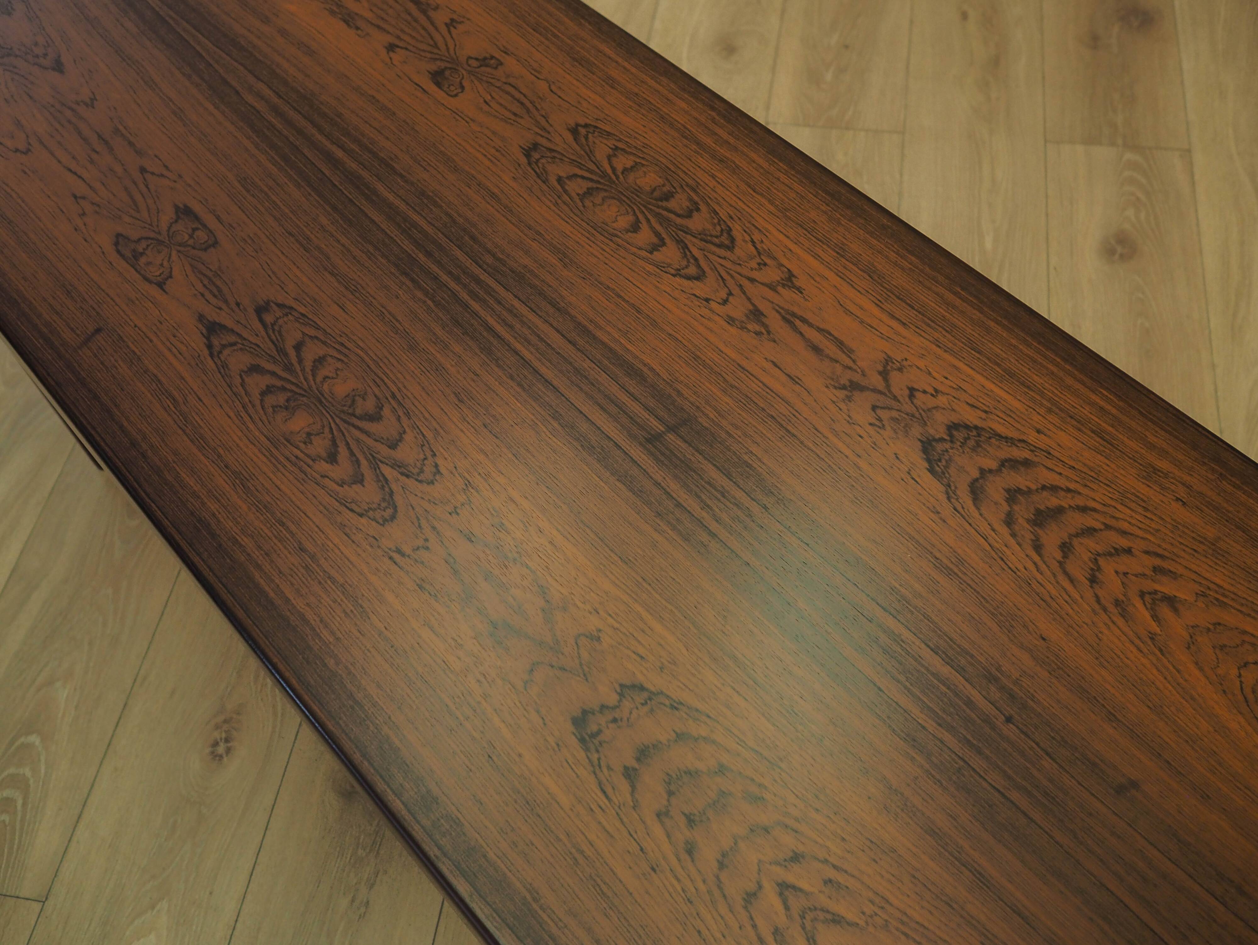 CFC Silkeborg rosewood coffee table with pull-out top, 1960s