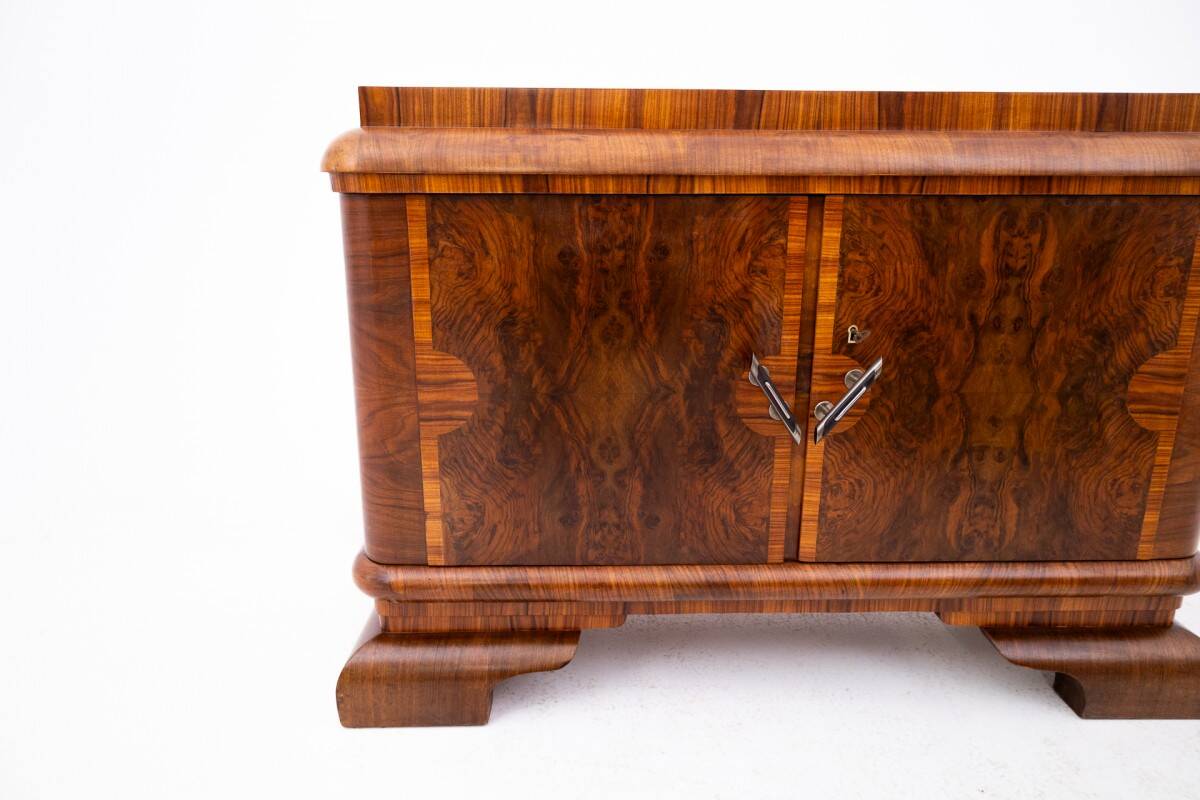 Art Deco chest of drawers, Poland, 1940s.