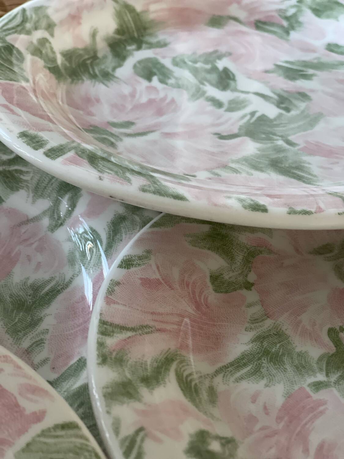 6 Quadrifoglio dessert plates.