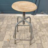 Set of two industrial style stools
