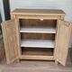 Old solid blond oak sideboard
