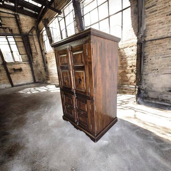 Armoire vintage robuste en bois / étagère / armoire de rangement