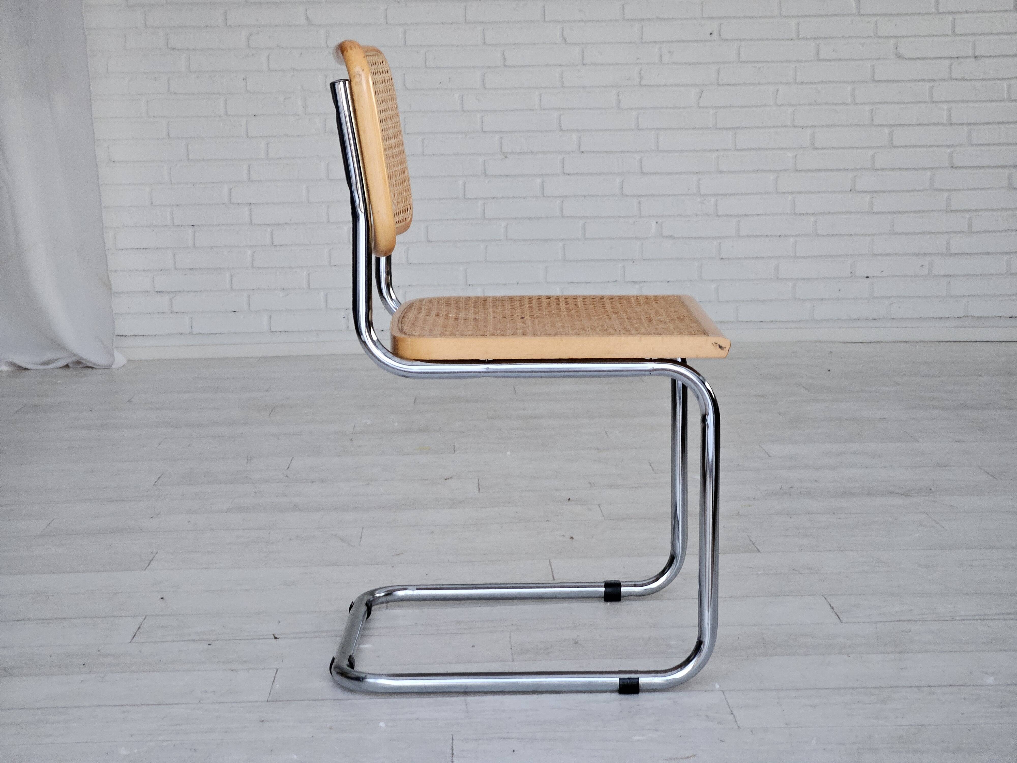 1980s, Italian design, set of 8 chairs, original good condition.