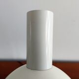Reversible white metal and chrome table lamp, 1960's