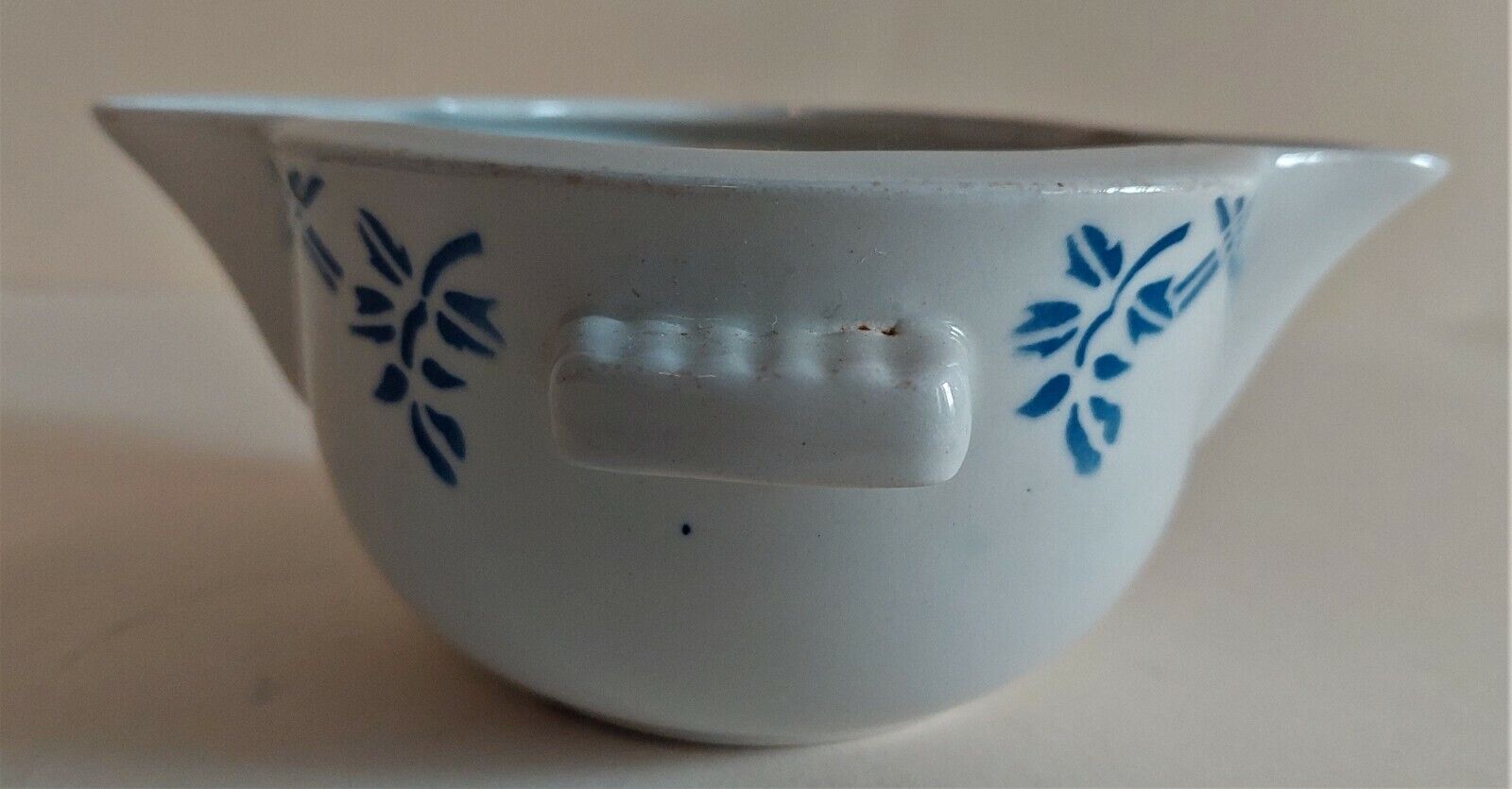 Gravy boat Moulin des Loups Orchies model Bric bleu 50s