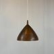 copper and teak suspension by Hans Agne Jacobson - Denmark 1960s