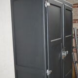 Renovated black parisian wardrobe