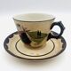 Tasse et sous-tasse basques signé Gaitaud R. Saint-Jean-de-Luz-637005