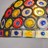 Brutalist chandelier by Felipe Derflingher for Feders, blown glass, 1960, Mexico