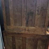 Bellifontain cabinet with 4 recessed panels, 17th century, in solid walnut