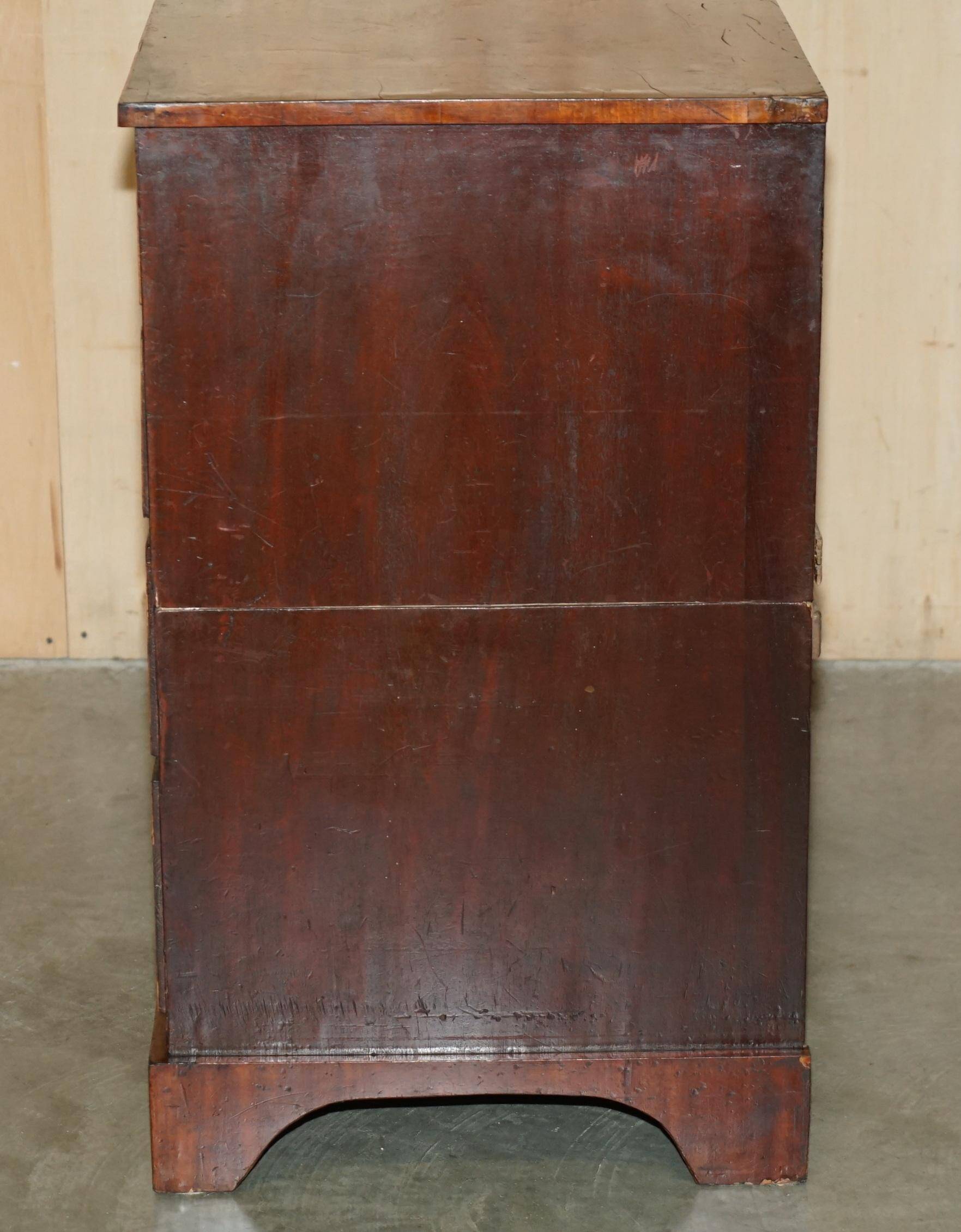 George III Georgian commode attributed to Gillows of Lancaster