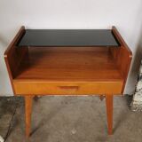 Bedside table, vintage side table 1960