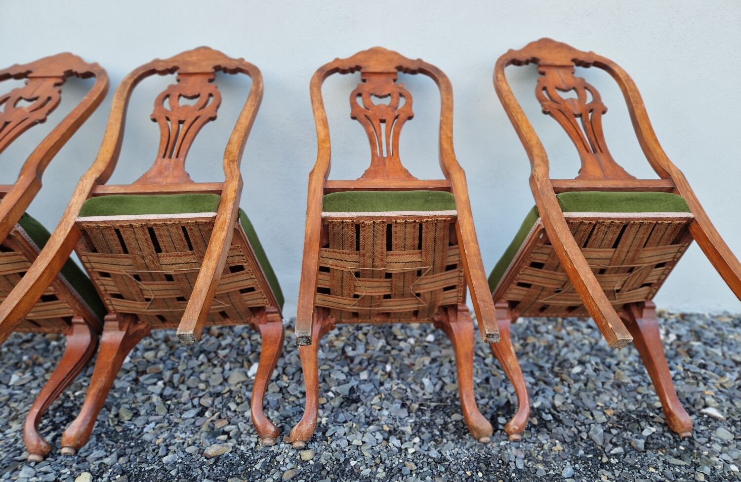 Set of 6 mahogany chairs