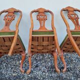 Set of 6 mahogany chairs