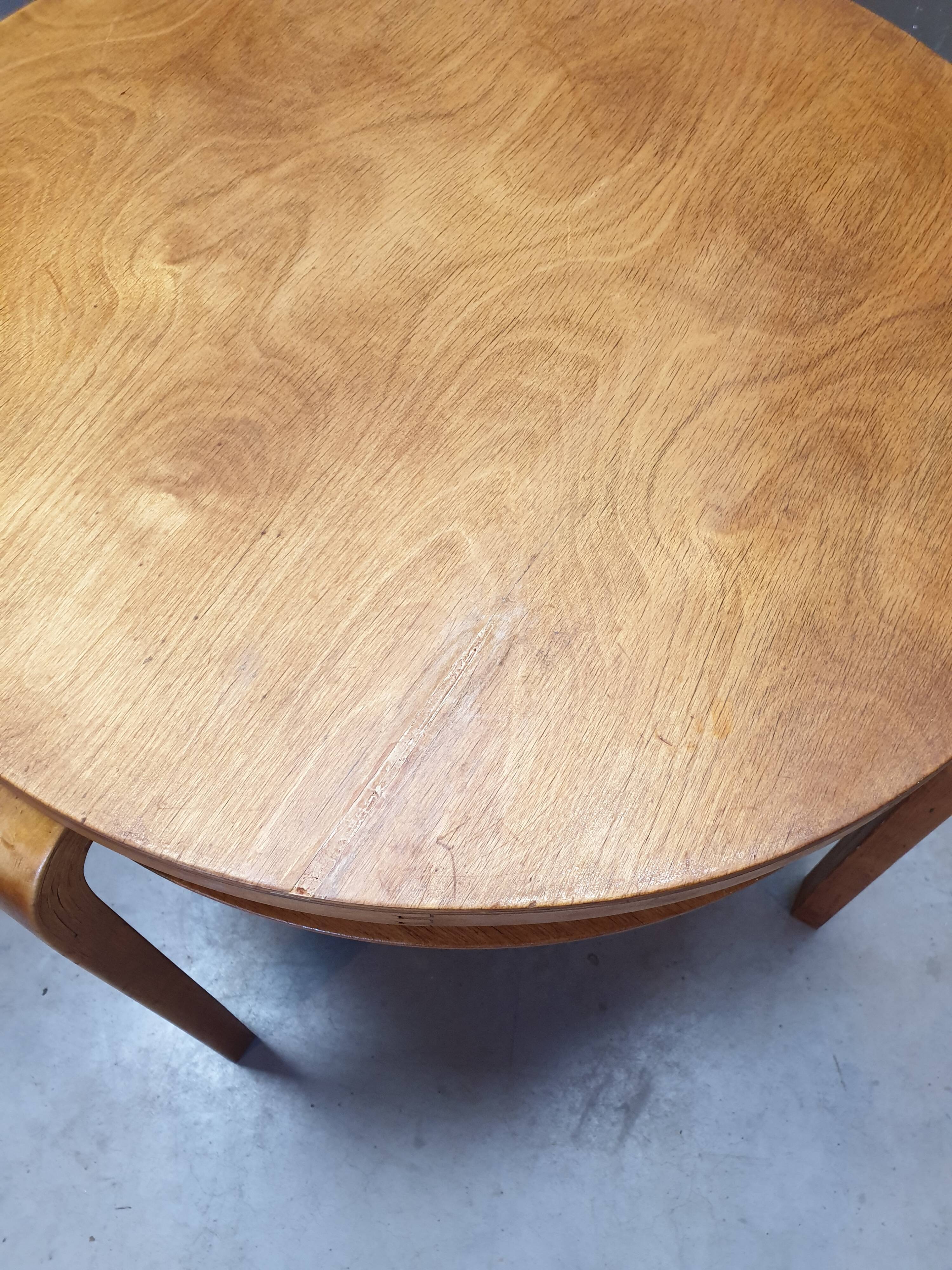 Table basse nr 907 d'Alvar Aalto pour Artek 1940