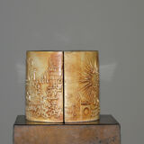 Series of four ceramic vases