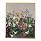 Original  Swedish Oil on Hardboard – “Still Life (Flower Motif)” by L.S.