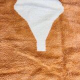 Handmade pure wool rug, size 100 x 200 cm.