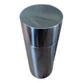 Shaker cylinda line en inox vintage - design Arne Jacobsen pour Stelton