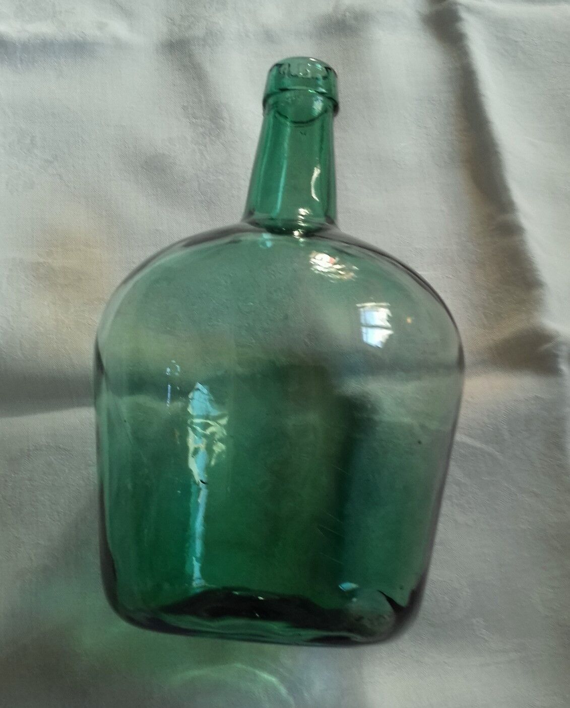 Demi-john bottle green glass