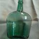 Demi-john bottle green glass