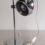 Chrome eye ball lamp, space age, Germany circa 1970.