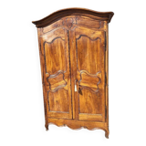 Louis xv cabinet in walnut gendarme’s hat