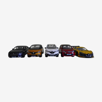 Lot de 5 voitures Renault Norev emballage d'origine