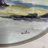 Watercolor painting by Henry Saint-Clair, seascape