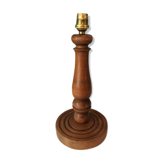 Vintage wooden lamp foot