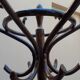 Curved wooden parrot coat holder