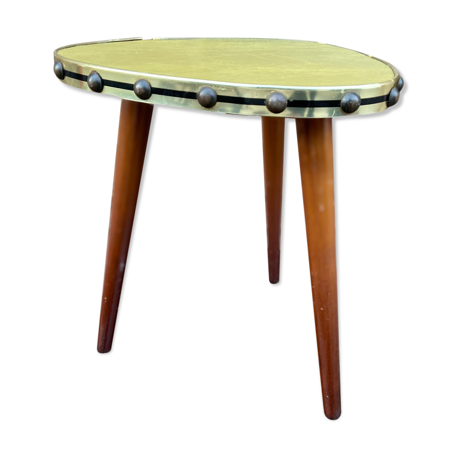 coffee table door plant mid-century vintage cocktail 1960