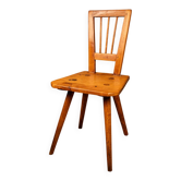 19th Century Alsatian Farm Chair, Waxed Finish