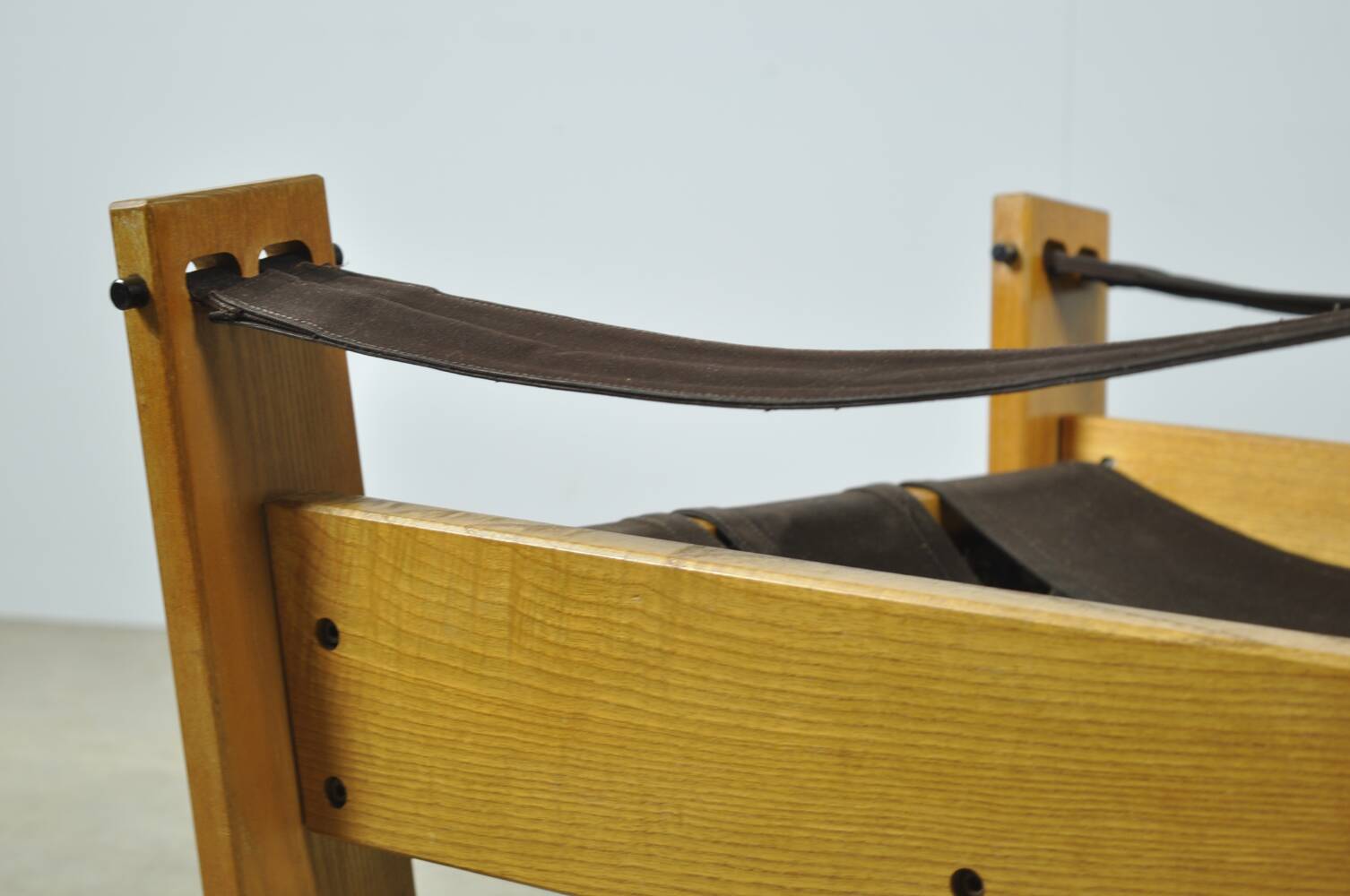 Vintage safari easy chair by john de haard / 1960s  gebroeders jonkers