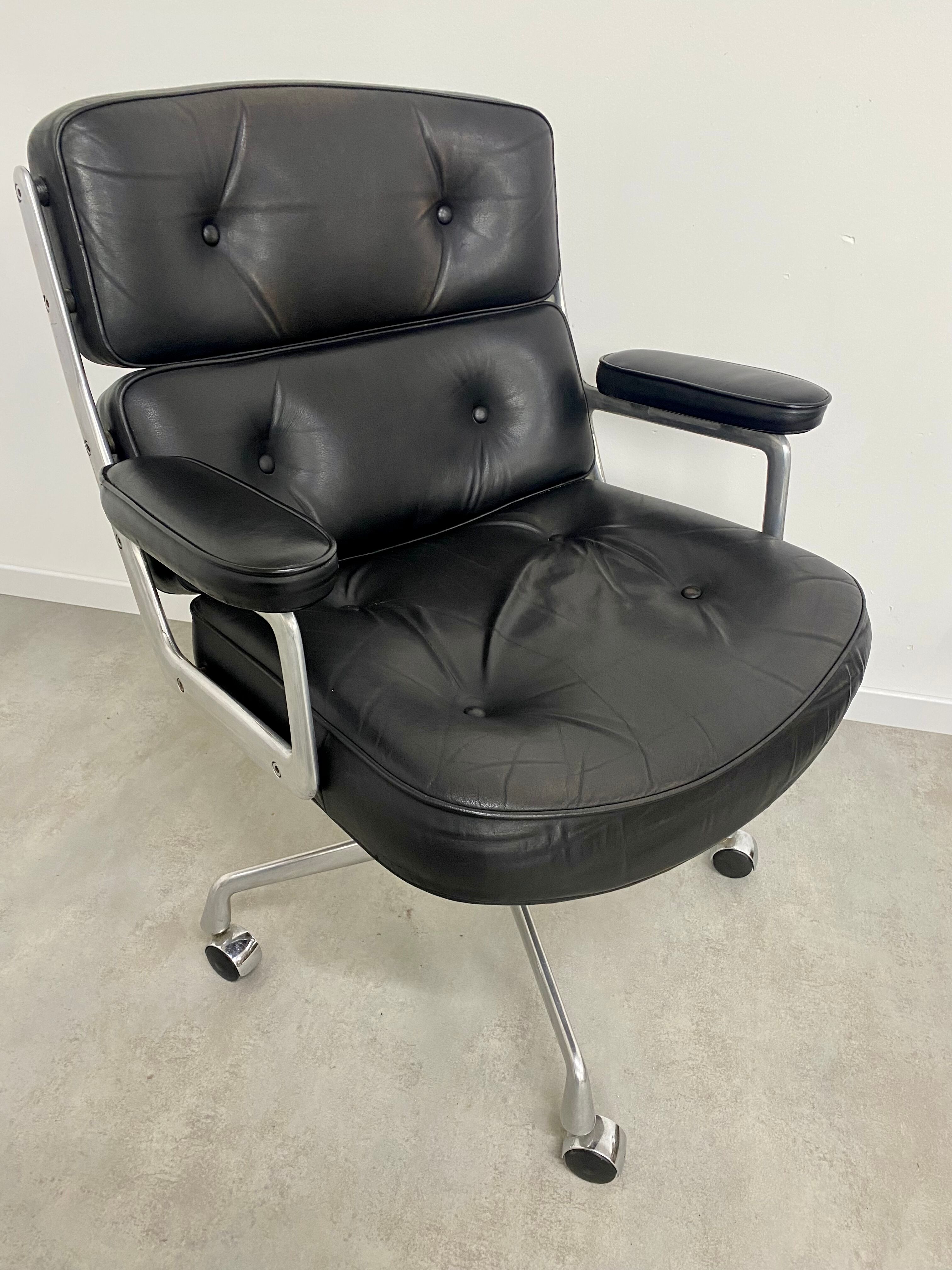 Armchair "lobby chair" castors Charles and Ray Eames edition 1960 Herman Miller