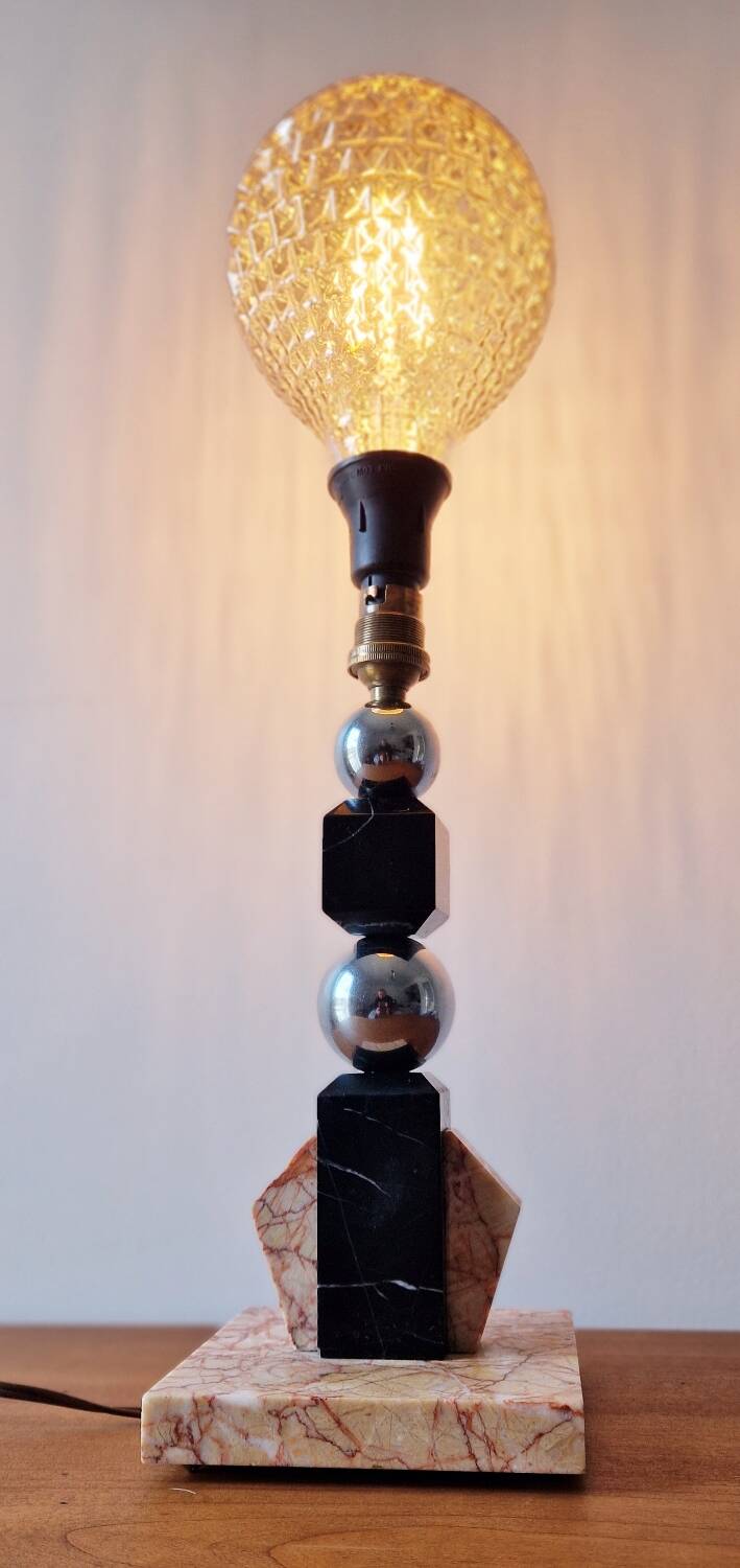 Art Deco modernist lamp base