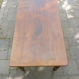 Rectangular coffee table with 1 drawer, solid wood, late 19th, early 20th century