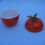 Vintage plastic apple ice bucket