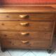 Solid wood chest of drawers