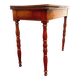 Table a jeu de style Louis Philippe en acajou et placage XIX siècle