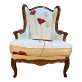 Louis XV style ear chair