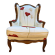 Louis XV style ear chair