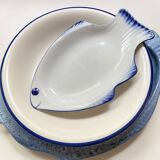 Grimaud ceramic dish, fish shape