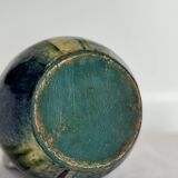 Handmade vase in mixed earth