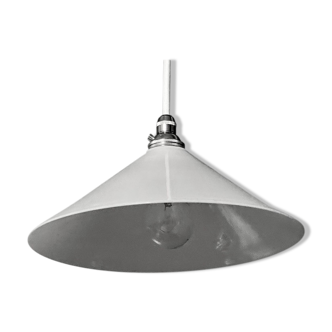 Truncated opaline hanging lamp of the 20