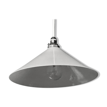 Suspension opaline tronquée des années 20