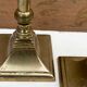Old pair of brass candlesticks