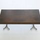 Trau Arredamenti Metallici S.P.A. large desk in rosewood Italy 1960